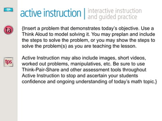 Comprehensive Math Lesson Plan with Teamwork and Problem Solving ...