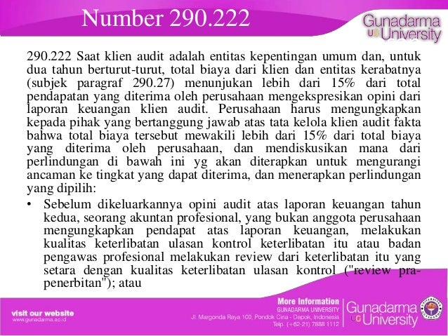 Ppt minggu 3 etika profesi akuntansi