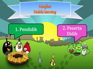 1. Pendidik 2. Peserta 
Didik 
 