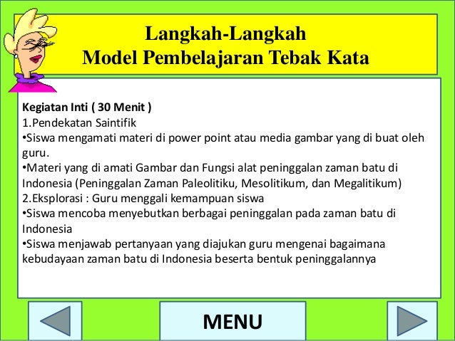 Ppt model pembelajaran tebak kata