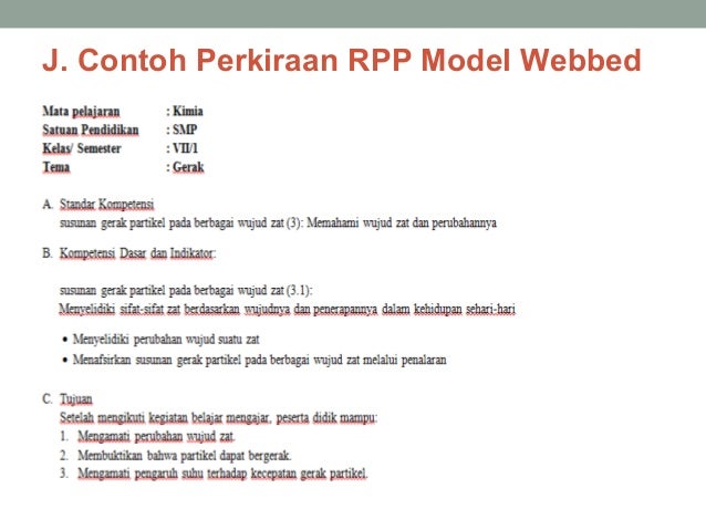Ppt model webbed