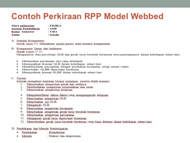 Ppt model webbed