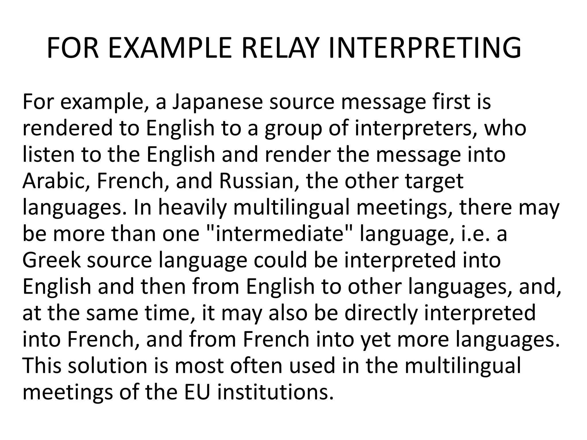 Ppt modes of interpreting | PPTX