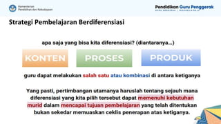 Strategi Pembelajaran Berdiferensiasi
 