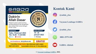 Kontak Kami
@sabda_ylsa
Yayasan Lembaga SABDA
@sabda_ylsa
0881-2979-100
SABDA Alkitab
© Yayasan Lembaga SABDA. 2022.
 