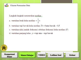 Ukuran Pemusatan Data
 