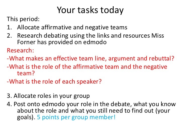 Good opening statement for presentation picture