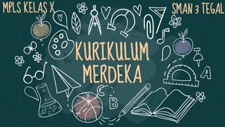 KURIKULUM
MERDEKA
MPLS KELAS X SMAN 3 TEGAL
 