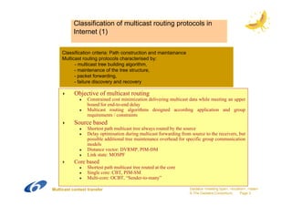 Ppt multicast routing | PDF