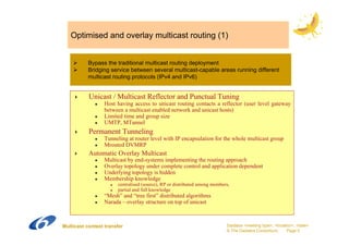 Ppt multicast routing | PDF