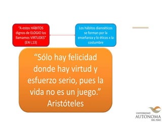 ETICA CLASICA DE ARISTOTELES