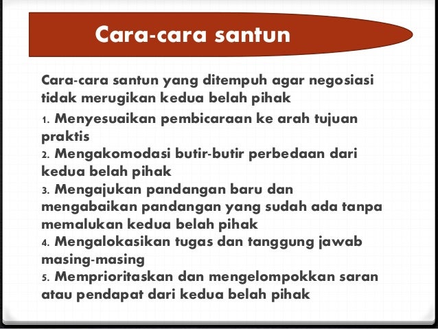 Ppt negosiasi