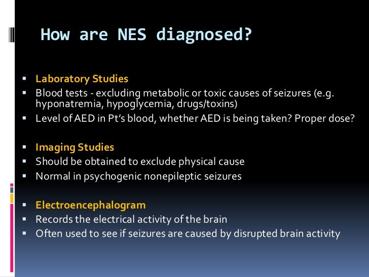 Non Epileptiform Seizures