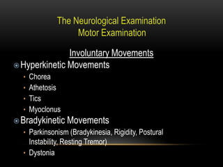 neurological examination ppt | PPTX