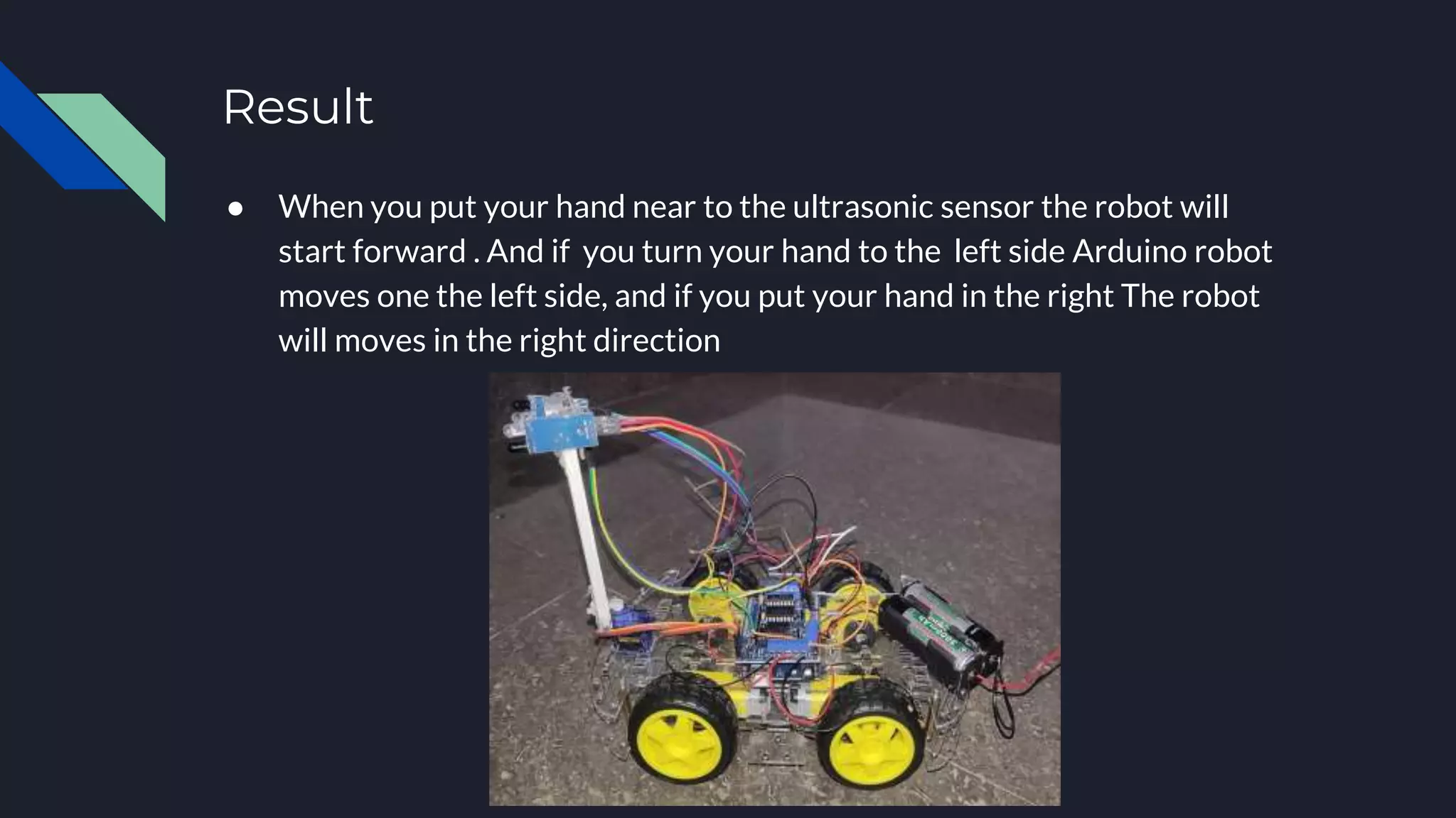 HUMAN FOLLOWING ROBOT | PPTX