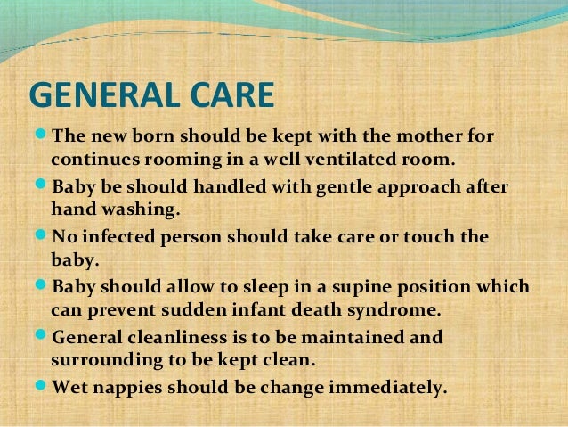 general baby care