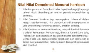 Ppt nilai demokrasi ind