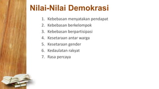 Ppt nilai demokrasi ind
