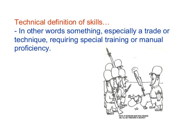 other special training or skills