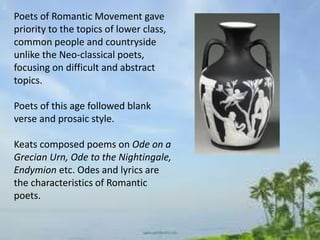John Keats as a romantic poet | PPT