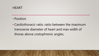 Normal chest X ray radiography interpretation | PPTX