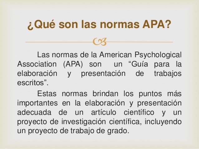 normas apa 6