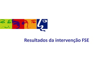 Resultados da intervenção FSE

 