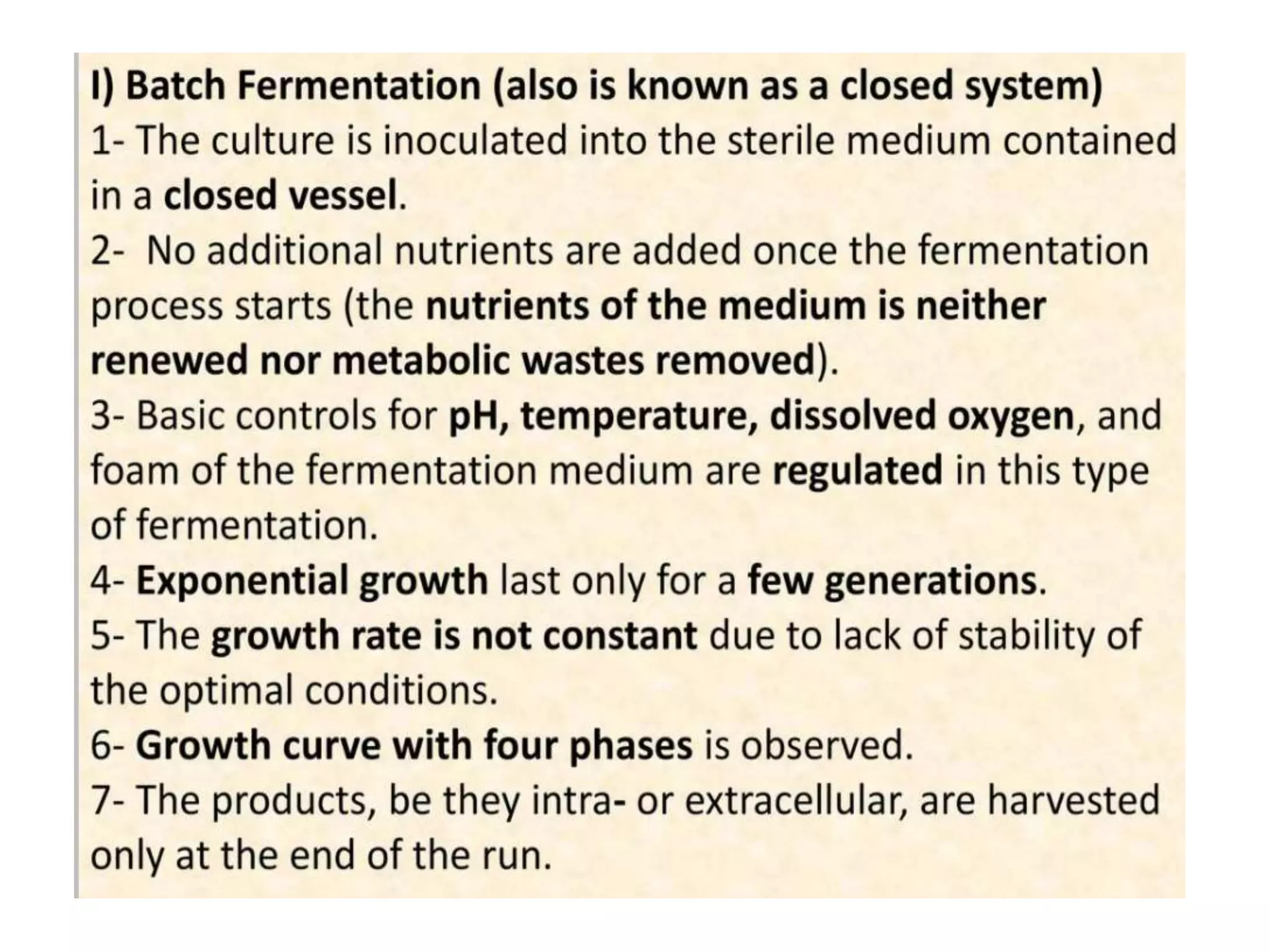 FERMENTATION TYPES .