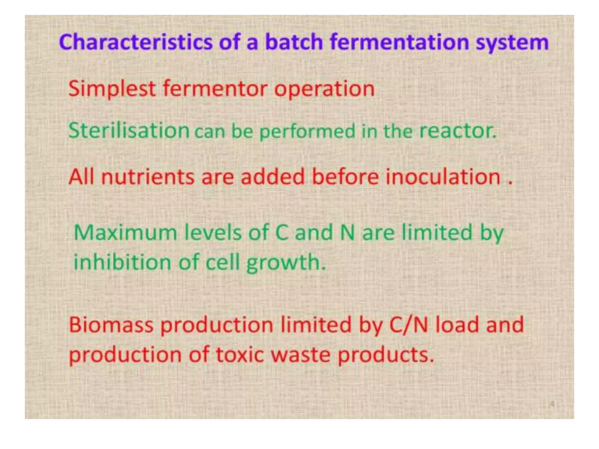 FERMENTATION TYPES .