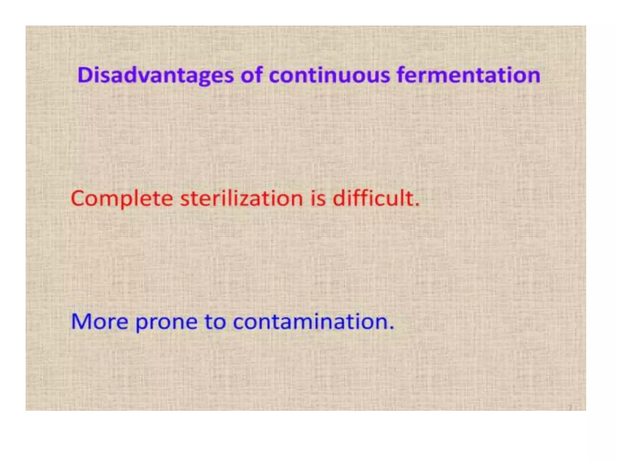 FERMENTATION TYPES .
