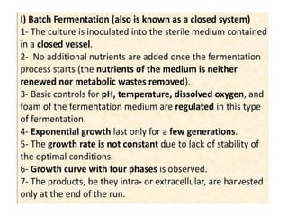 FERMENTATION TYPES .