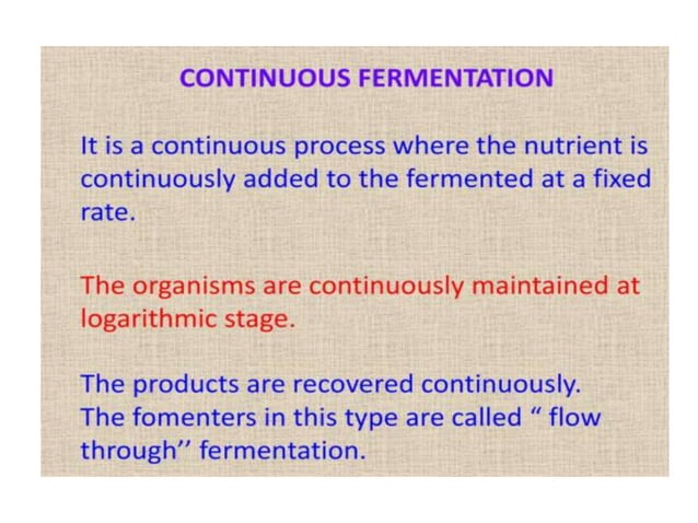 FERMENTATION TYPES - Fermentation Types 24 638