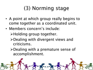 stages of group development | PPTX