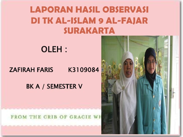 Contoh Hasil Observasi Lapangan - Cards Of