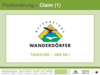 Positionierung > Claim (1)




            TAUCH EIN - HEB AB !
 