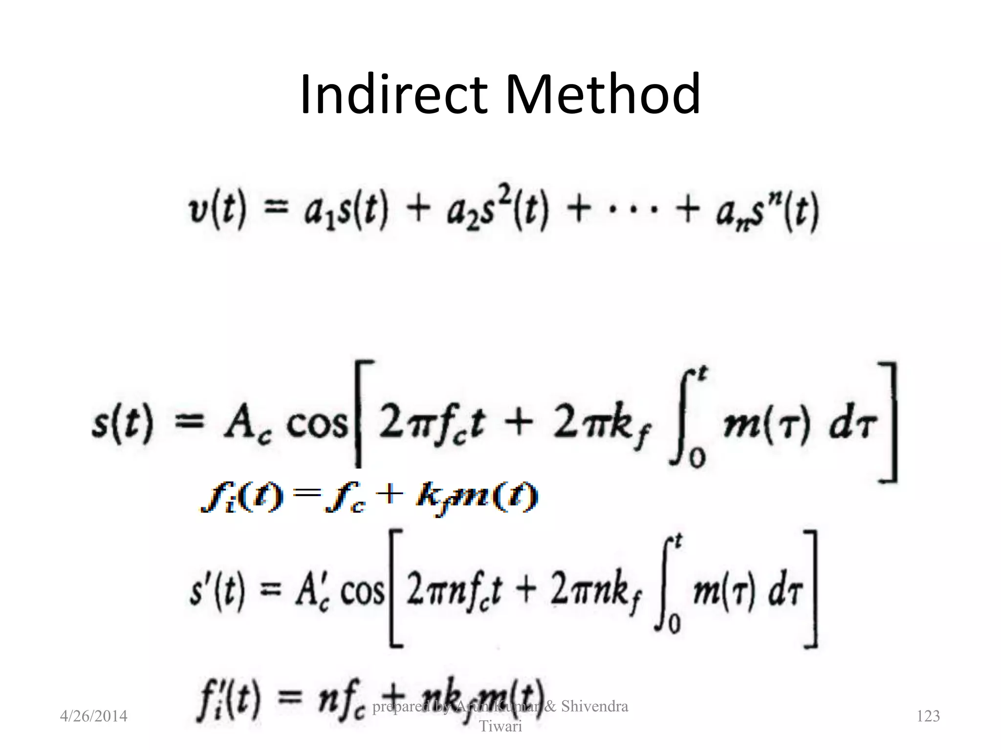 Indirect Method
4/26/2014
prepared by Arun Kumar & Shivendra
Tiwari
123
 