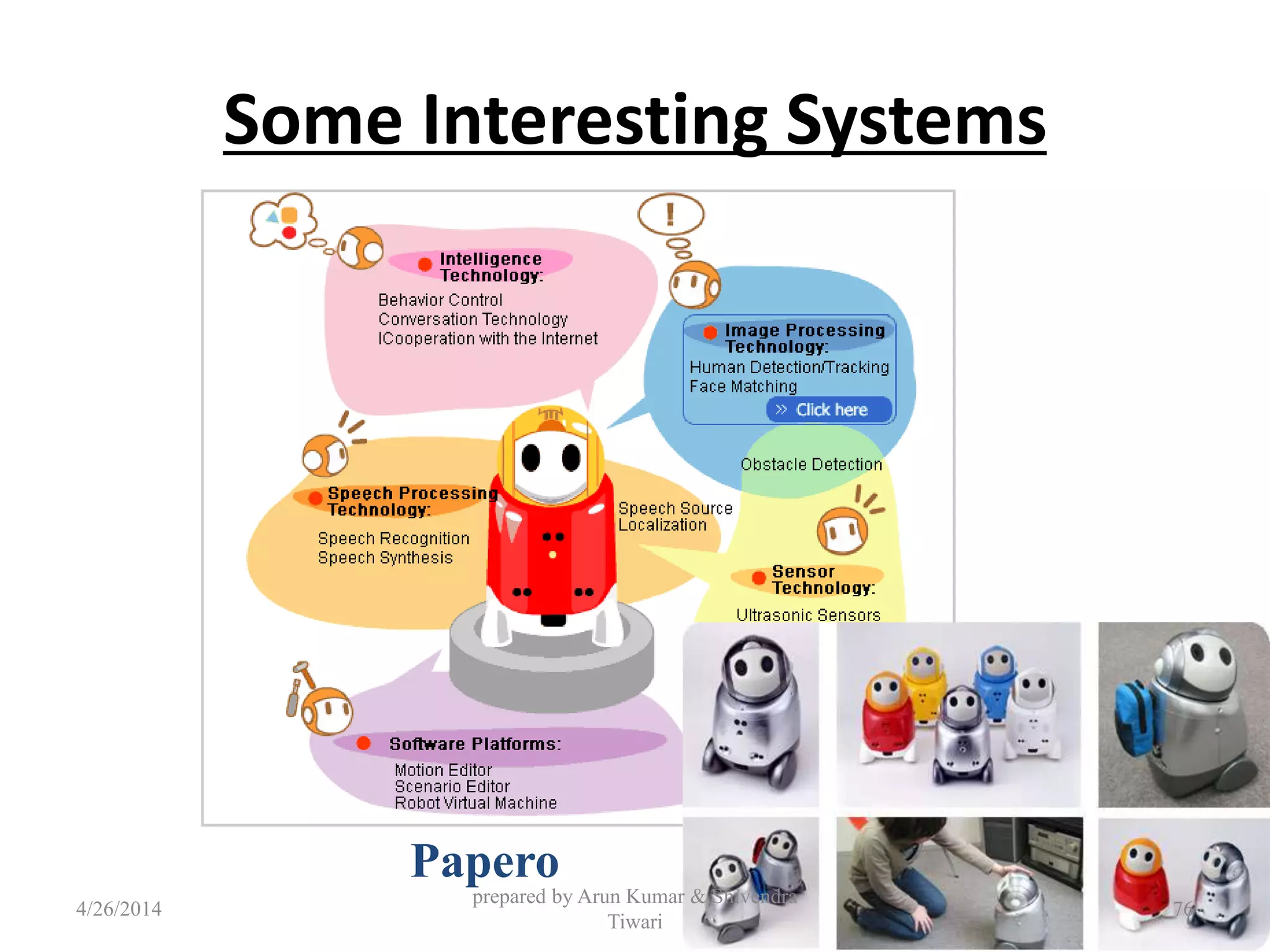 Some Interesting Systems
Papero
4/26/2014
prepared by Arun Kumar & Shivendra
Tiwari
76
 