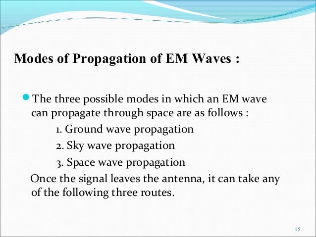 ppt on antenna and wave propagation