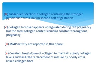 Molecular Mechanism of Cervical Ripening | PPTX