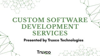 Custom Software Development Services for Business Growth | PDF
