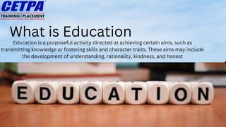 WHAT IS EDUCATION PPT PDF visual data 3