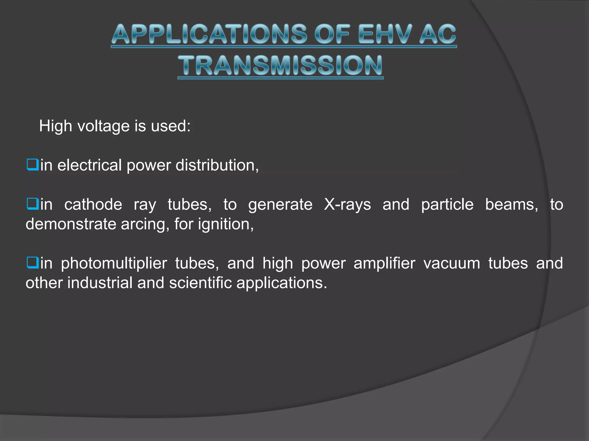 Decrease in voltage drop & improvement of voltage regulation.