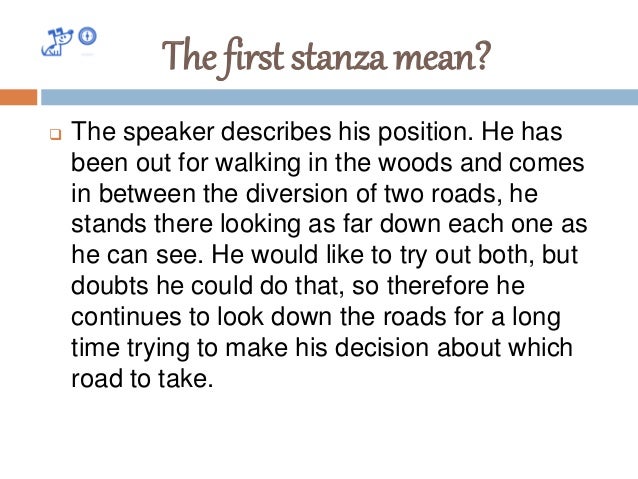 😎 The road not taken meaning of each line. Analysis ”The Road Not Taken