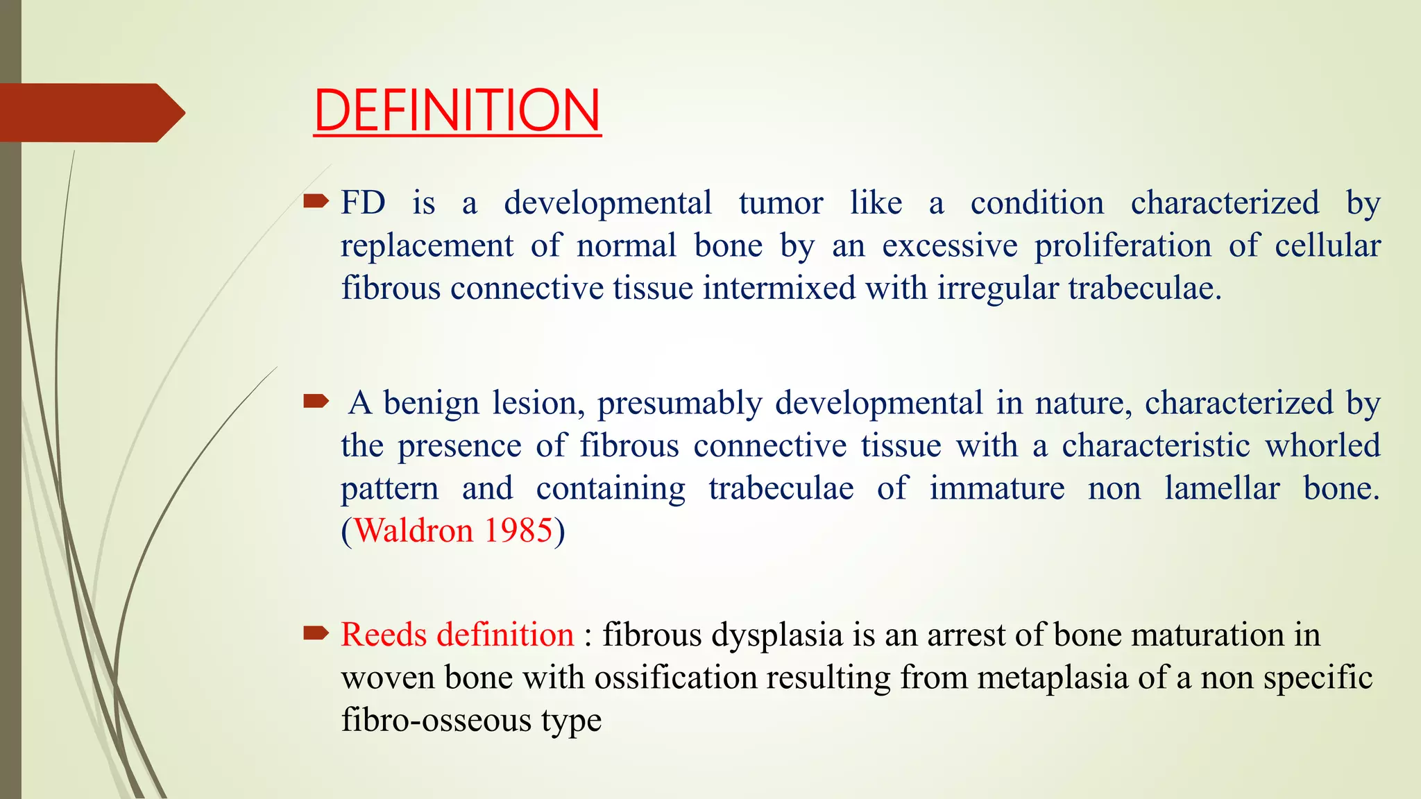 Intermixed Definition Ppt of fibrous dysplasia | PPTX