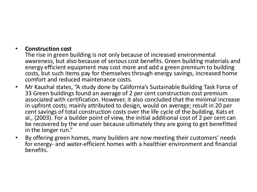 dissertation on green building