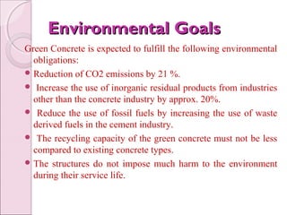 Ppt of green concrete | PPT