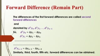 Two Point Forward Difference PPT of Interpolation for Newtons forward.pptx