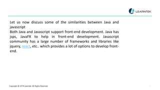 Ppt of java and java script | PPT