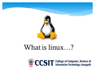 Introduction to Linux OS: History, Features, and Comparison with Unix ...