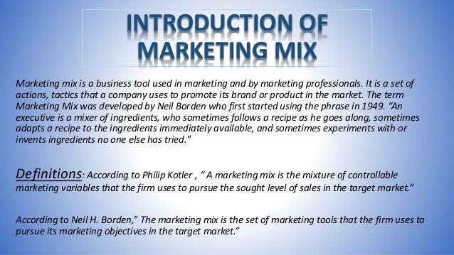 dell promotion mix A mixture of several ideas and plans followed by a marketing representative to promote a particular product or brand is called marketing mix the elements of marketing mix are often called the four p's of marketing. dell promotion mix A mixture of several ideas and plans followed by a marketing representative to promote a particular product or brand is called marketing mix the elements of marketing mix are often called the four p's of marketing.